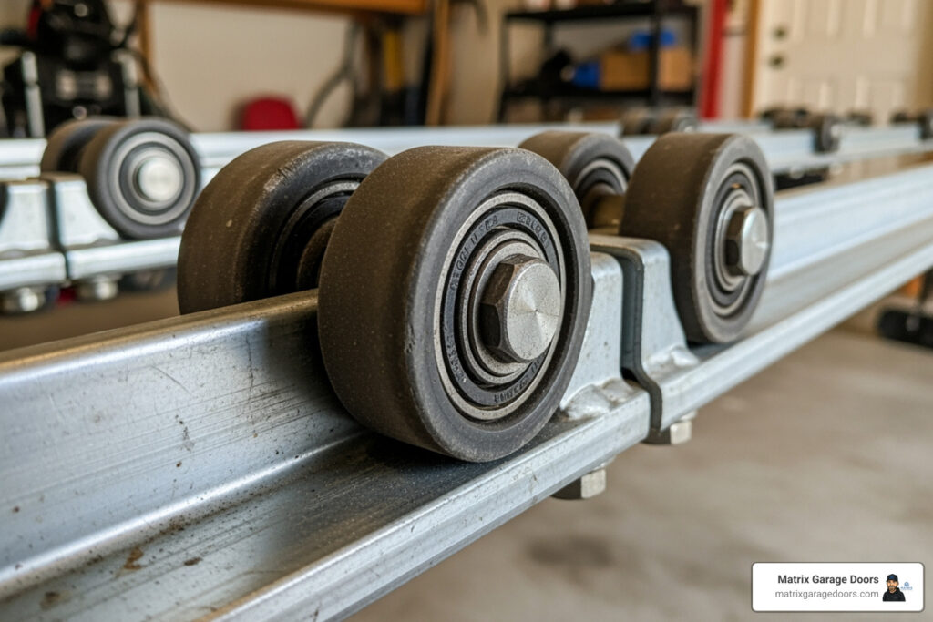 Garage door roller replacement