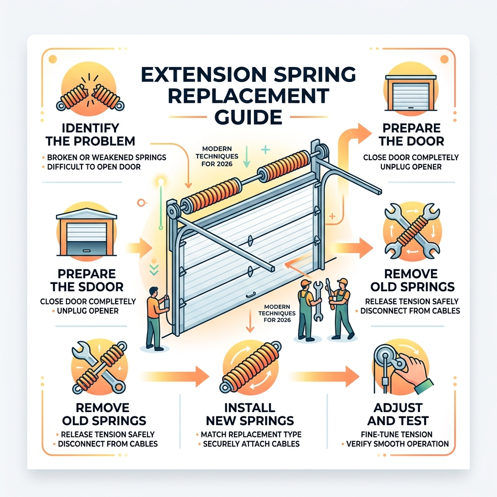 Extension spring replacement