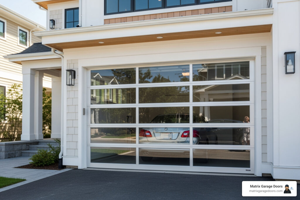 Aluminum garage door replacement