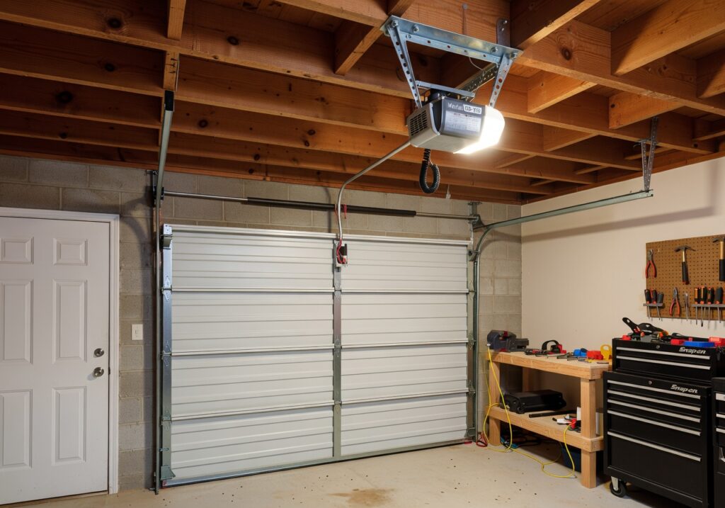 roll up door motor installation